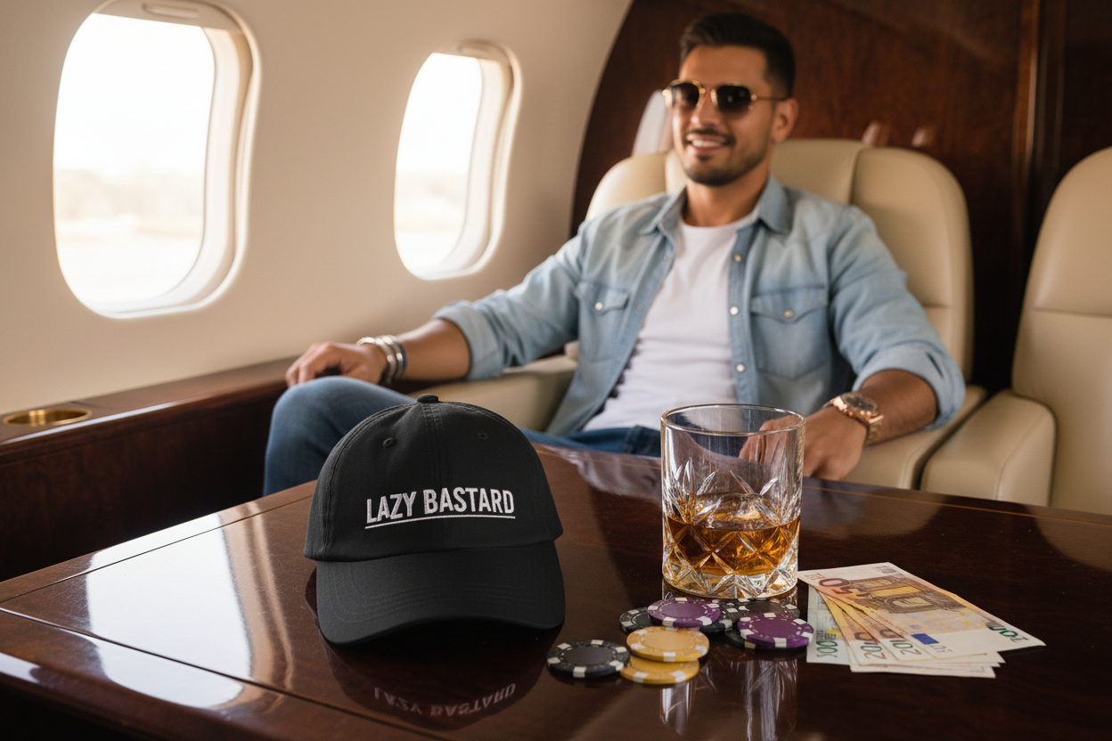 make him look more relaxed with a confident smile